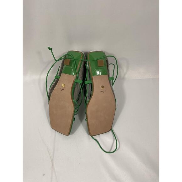 Veronica Beard Shoes Women's Size 9 Foley Jungle Leather Lace Up Sandals New - Picture 4 of 6